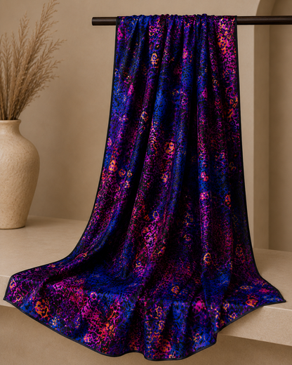Midnight Prism Printed Stole